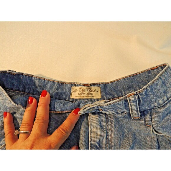 Free People Cosmico Flirt Skirt in Rain OB1193075 Sz. 27/4 - Picture 3 of 8